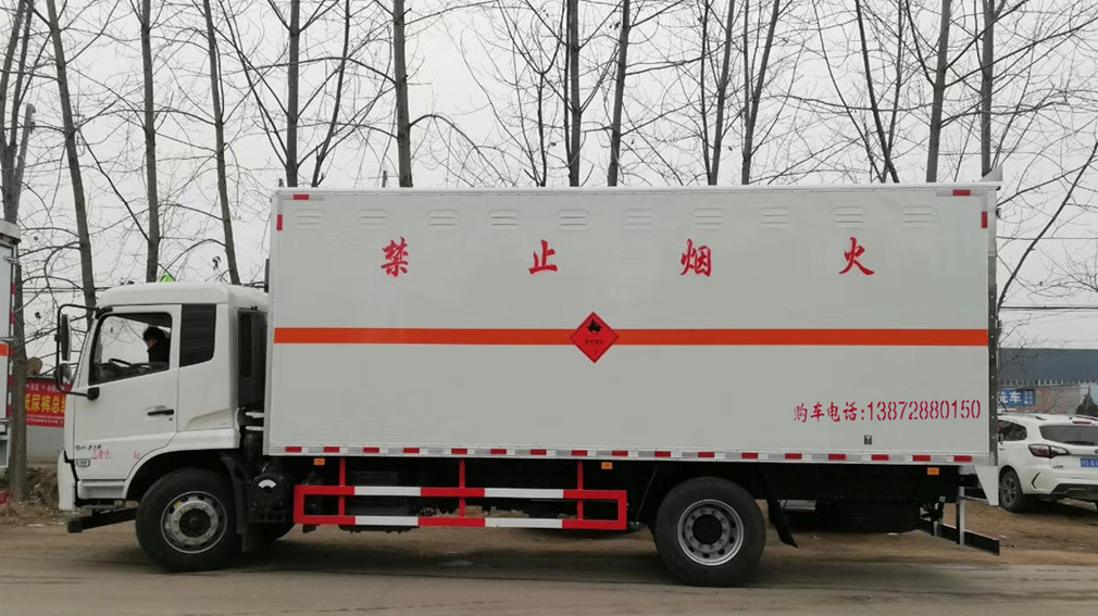 东风天锦国六气体厢危险品车
